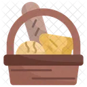 Bread Food Basket Icon