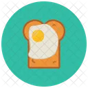 Bread Slice Egg Icon