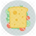 Bread Slice Breakfast Icon