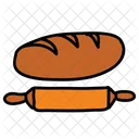 Bread Roller Loaf Icon