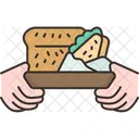 Bread Sandwich Snack Icon