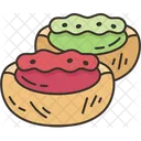 Bread Sweet Snack Icon