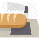 Bread Cutting Pastry Icon