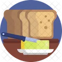 Food Bread Butter Icon