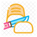 Bread And Knife Icon