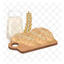 Bread And Milk Bread Milk Icon