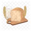 Bread And Milk Bread Milk Icon