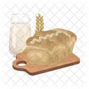 Bread And Milk Bread Milk Icon