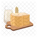 Bread And Milk Bread Milk Icon