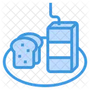 Bread And Milk Bread Milk Icon