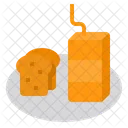Bread And Milk Bread Milk Icon