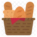 Bread Basket Food Icon