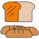 Bread Food Breakfast Icon