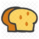 Bread Loaf Wheat Icon