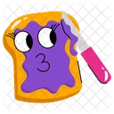 Bread Jam Breakfast Jam Bottle Icon