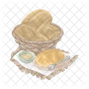 Bread Picnic Food Icon