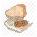 Bread Picnic Food Icon