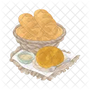 Bread Picnic Food Icon