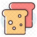 Bread Slice Toast Sandwich Icon