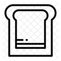 빵 조각  아이콘