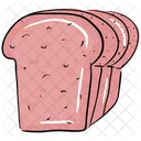 Bread Slices Brown Bread Sandwich Bread Icon