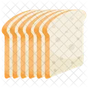 Bread White Slices Icon