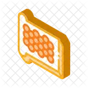 Caviar Bread White Icon