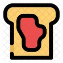 Bread With Jam  Icon