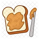 Bread With Nut Jam  Icon