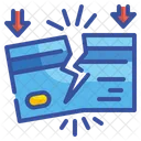 Break Credit Card  Icon