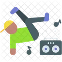 Break Dance Dancer Urban Icon