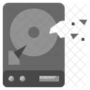 Break Hard Disk Break Hdd Hard Disk Drive Icon
