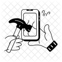 Break Mobile Break Phone Break Display Icon