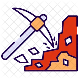 Break rocks  Icon