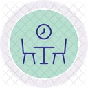 Break Room Line Icon Icon