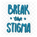 Break The Stigma Mental Health Psychology Icon