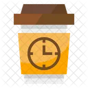 Break Coffe Clock Icon