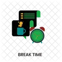 Break Time People Lunch Time Icon