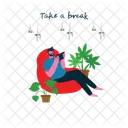 Break Time Break People Icon
