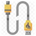 Break Usb Cable Cable Usb Plug Icon