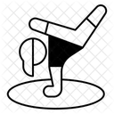 Breakdancer Silhouette Icon