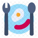 Breakfast Omelet Dish Icon