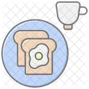 Breakfast Lineal Color Icon Icon