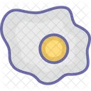 Breakfast Cooked Egg Dairy Food Icon