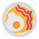 Breakfast Egg Bacon Icon