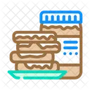 Breakfast Chocolate Candy Icon
