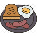 Breakfast Toast Food Icon