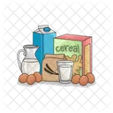 Breakfast Cereal Snack Morning Food Icon