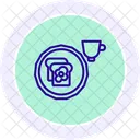 Breakfast Line Icon Icon