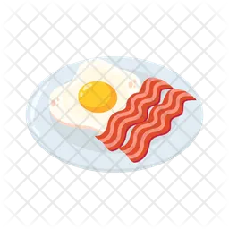 Breakfast plate  Icon